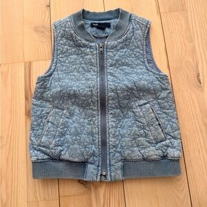 BabyGap Blue Quilted Vest Size 3